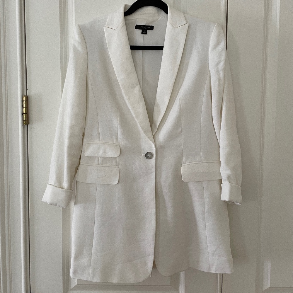 Ann Taylor, Size 4, White Jacket